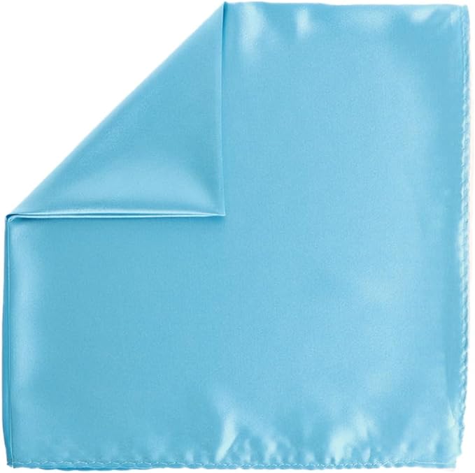 Vittorio Farina Men's Silky Satin Square Pocket Square