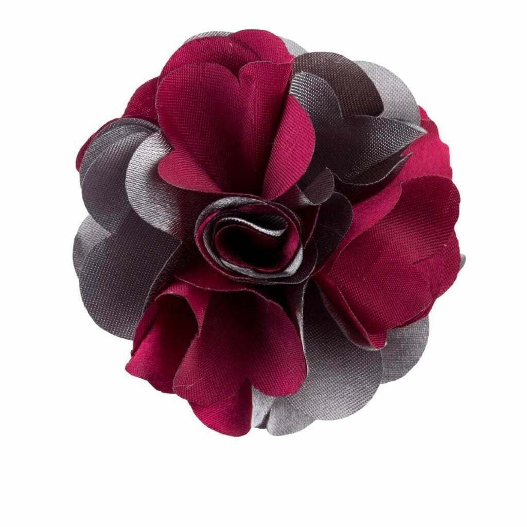 Vittorio Vico Men's Formal Striped Flower Lapel Pin: Flower Pin Suit  Accessories Pins for Suit or Tuxedo by Classy Cufflinks