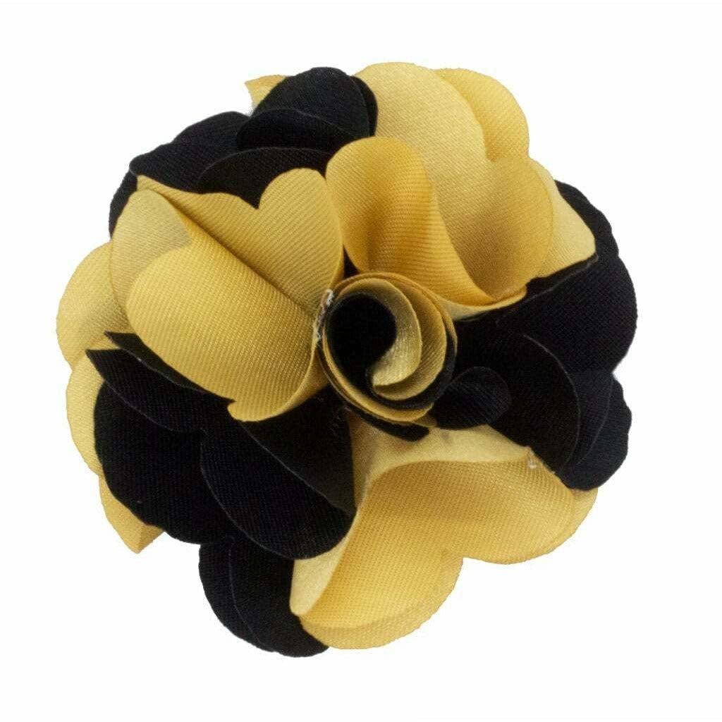 Vittorio Vico Men's Formal Striped Flower Lapel Pin: Flower Pin Suit  Accessories Pins for Suit or Tuxedo by Classy Cufflinks