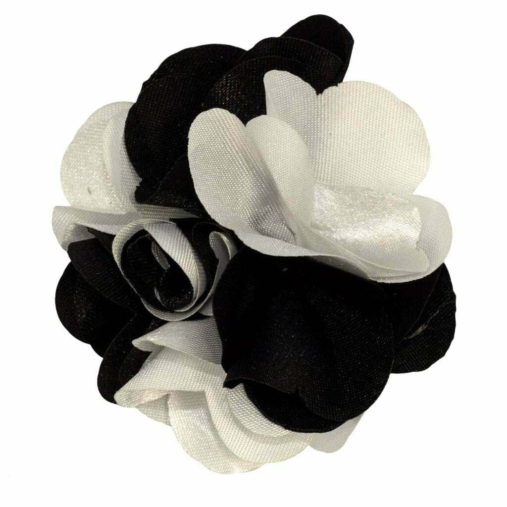 White Premium Flower Lapel Pin  Shop at TieMart – TieMart, Inc.